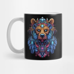 DMT Art Psychedelic Bear Mug